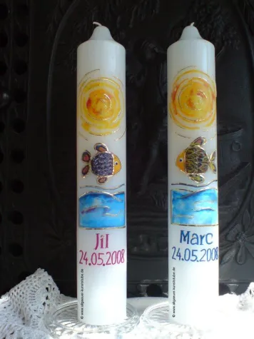 Bild: Taufkerze muss den Kindern gefallen