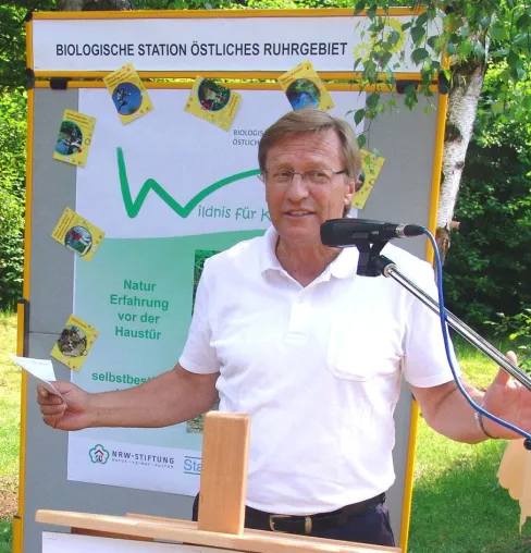Bild: Stiftungspräsident Voigtsberger eröffnet "Wildnis für Kinder"
