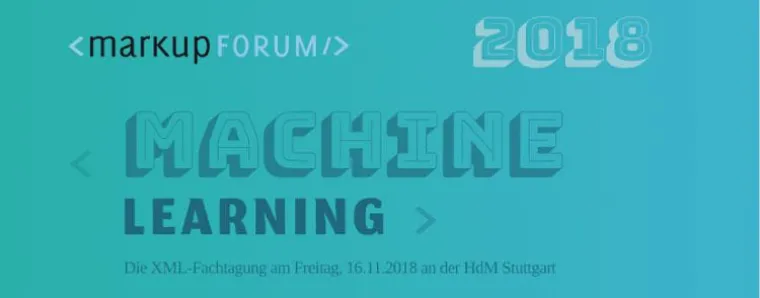 Bild: Markupforum 2018: Die XML-Fachtagung in Stuttgart