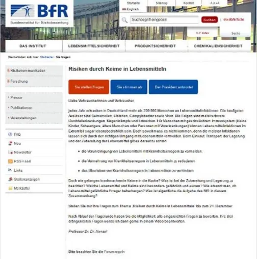 BfR nutzt SixCMS für neues Verbraucher-Dialogforum Bild: BfR nutzt SixCMS für neues Verbraucher-Dialogforum