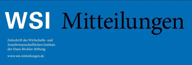 Bild: 70 Jahre WSI-Mitteilungen