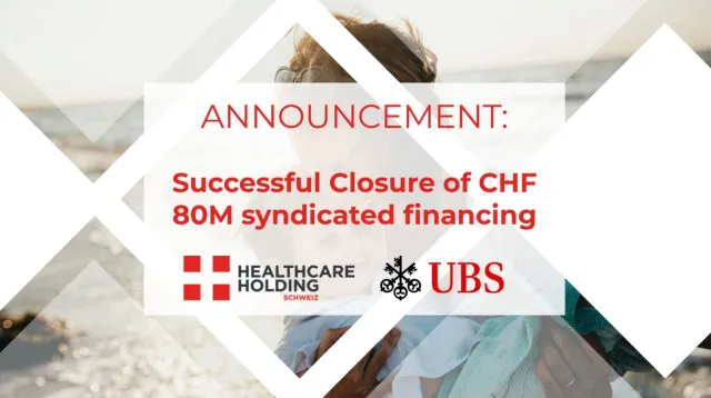 Bild: Healthcare Holding Schweiz sichert Syndikatsfinanzierung über CHF 80 Millionen 
