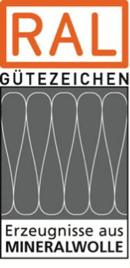 Bild: RAL Gütezeichen Erzeugnisse aus Mineralwolle / Bildnachweis: RAL