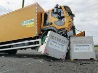 Bild: Der BETONSCHUH® tritt LKWs erfolgreich entgegen