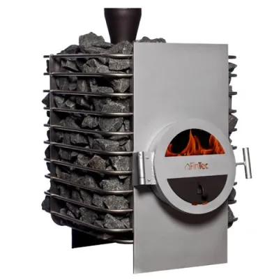 Bild: FinTec gibt die Einführung des neuen Holz-Saunaofens bekannt