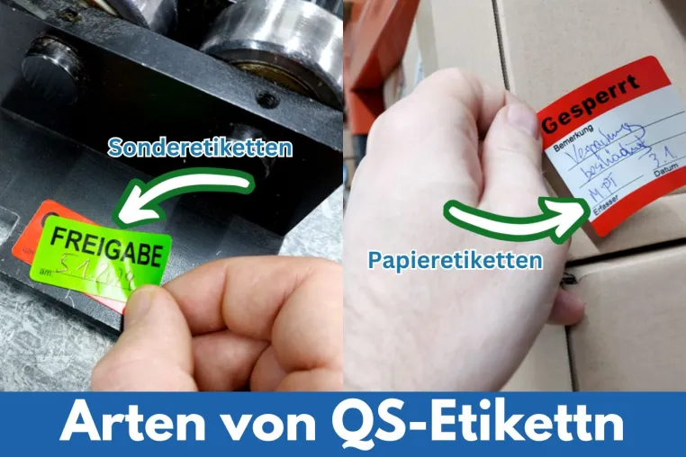Bild: Fehlerkennzeichnung leicht gemacht: Die passende Auswahl von QS-Etiketten