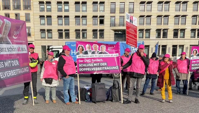 Bild: Mit Protestmarsch vor Niedersachsen-Wahl will DVG Bundeskanzler Scholz und SPD an Zusagen erinnern
