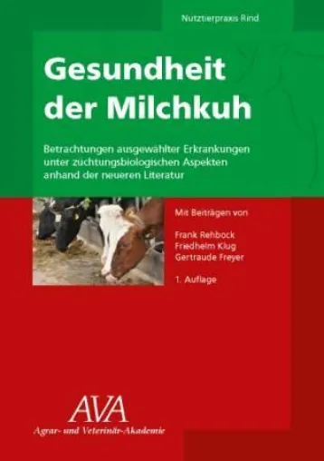NEU aus der Schriftenreihe der Agrar- und Veterinär- Akademie (AVA): Bild: NEU aus der Schriftenreihe der Agrar- und Veterinär- Akademie (AVA):