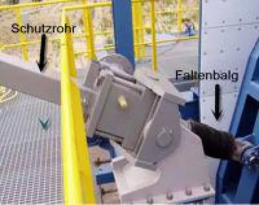 Bild: Neuheit von Grob Antriebstechnik! Die automatische Entlüftung für Hubgetriebe mit Faltenbalg-Ausführun