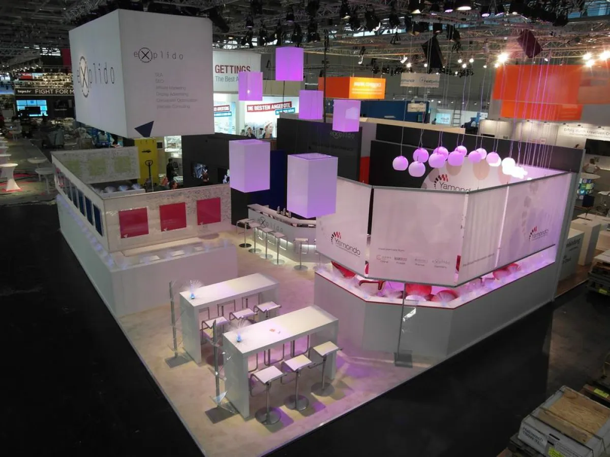 Messestand explido auf der dmexco in Köln