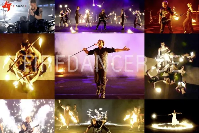 Firetainment pur – firedancer mit neuer Show und Video am Start Bild: Firetainment pur – firedancer mit neuer Show und Video am Start
