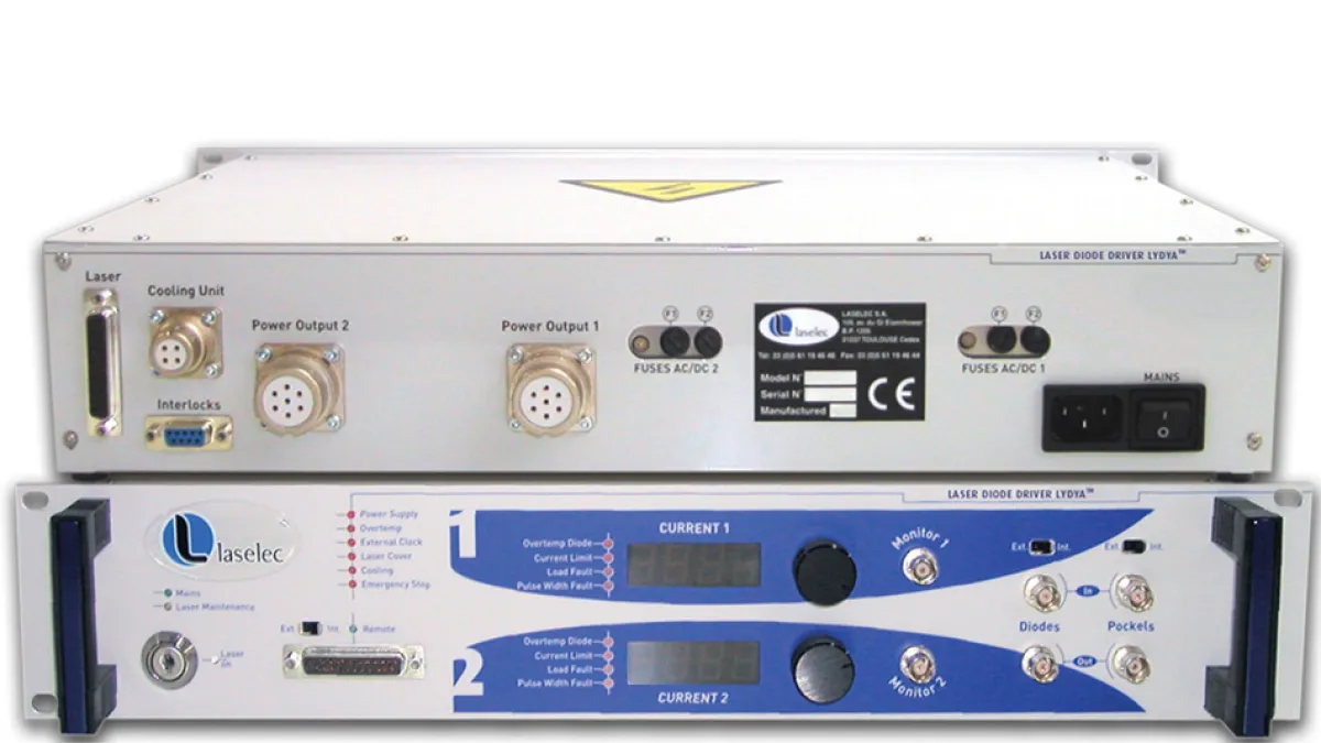 Steuert komplette industrielle Lasersysteme: der Laserdiodentreiber LYDYA™ von LASELEC