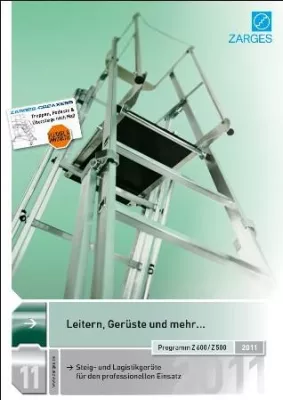 Bild: ZARGES-Katalog 2011 präsentiert umfangreiches Produktprogramm mit zahlreichen Neuheiten und Ideen
