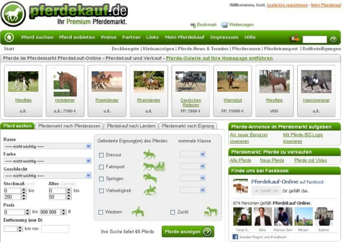 Bild: Neuer Homepage-Service bei Pferdekauf.de