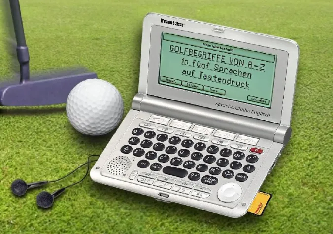 Bild: Elektronischer "Golf-Pro" steuert Talk am Tee