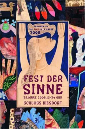 Sinnliche Brücke zwischen Schloss Meyenburg und Schloss Biesdorf zum Fest der Sinne Bild: Sinnliche Brücke zwischen Schloss Meyenburg und Schloss Biesdorf zum Fest der Sinne