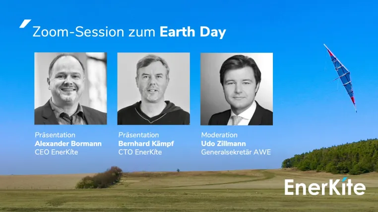 Bild: Presseeinladung zum Earth Day – Mit Energy Kites in Richtung 100 % erneuerbare Stromversorgung 