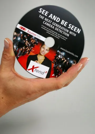Bild: Musik zur Baumer hhs Produkteinführung auf der drupa - "See and be seen" steht für Kleben und Überwachen