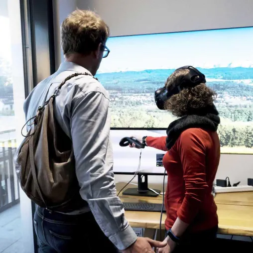 Ein Blick in die Zukunft – Ureality entführt Besucher in die virtuelle Realität Bild: Ein Blick in die Zukunft – Ureality entführt Besucher in die virtuelle Realität