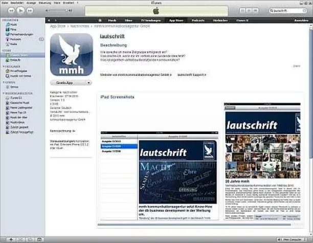 Lüdenscheider Agentur bietet erstes iPad-App Bild: Lüdenscheider Agentur bietet erstes iPad-App