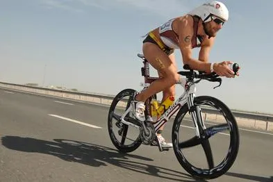 Bild: IRONMAN Hawaii Weltmeister FARIS AL-SULTAN startet beim 1. SYLT TRIATHLON