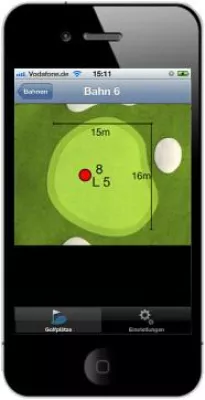 1000birdies – Online Pinposition als iPhone-App Bild: 1000birdies – Online Pinposition als iPhone-App