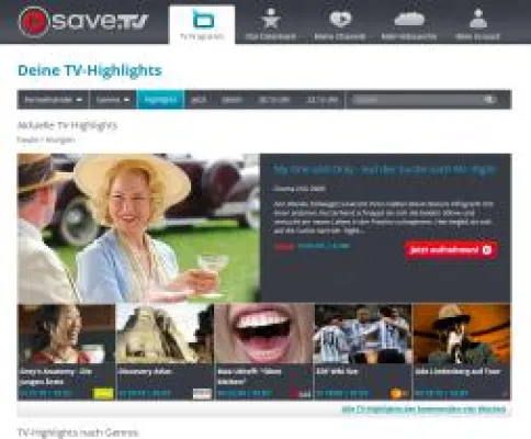 Bild: Mit Save.TV den Bambi 2014 und andere TV-Highlights anschauen, wann man will