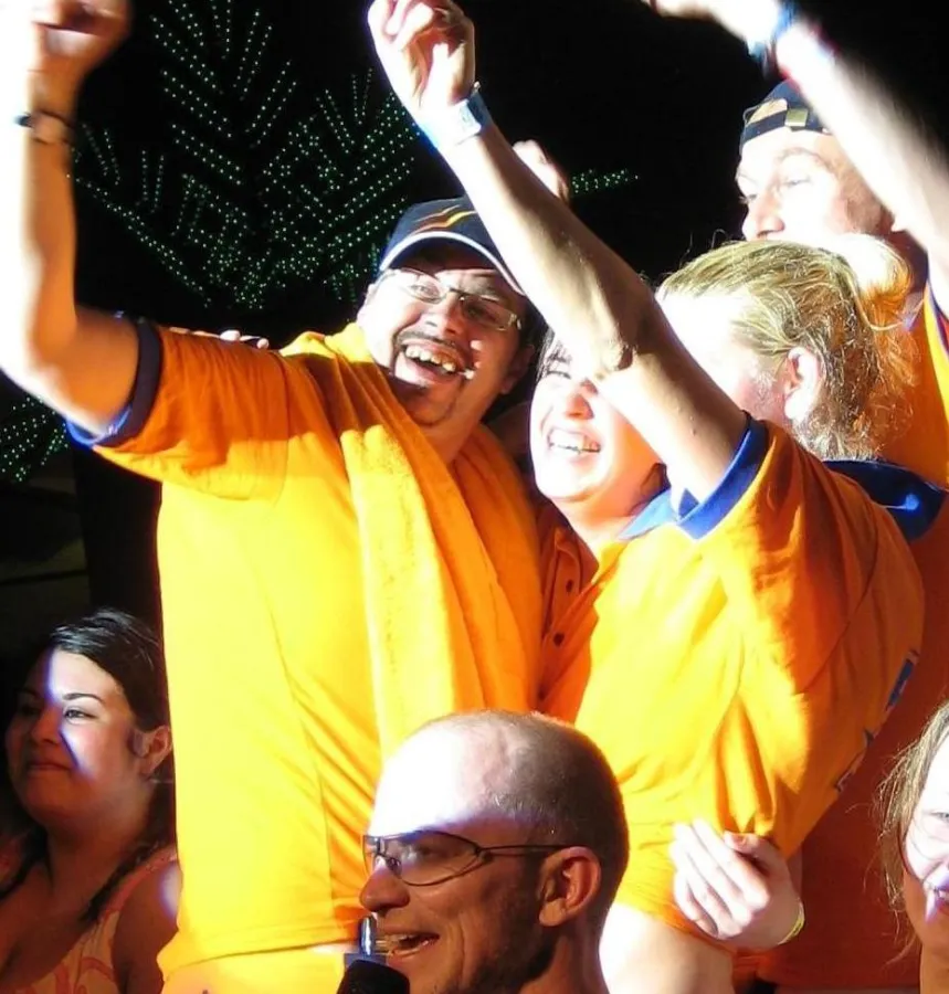 Mornin Man Mike Thiel und das Siegerteam von FTI