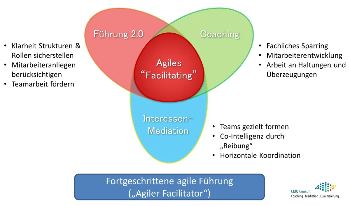 Moderne agile Führung: Dreiklang Fähigkeiten (© CMQ-Consult | Dr. Karsten Engler)