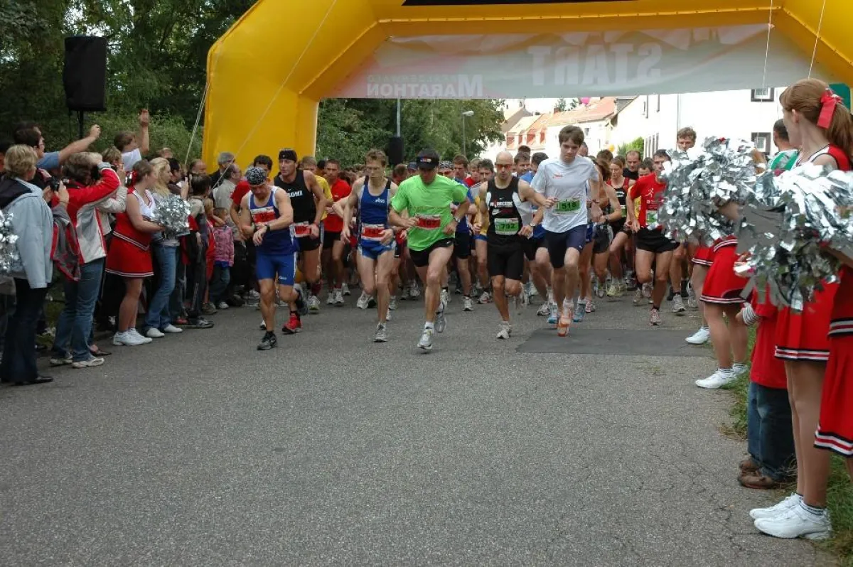 Der Start zum 2. Pfälzerwald-Marathon