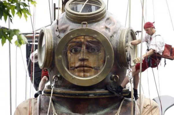 Bild: Die Riesen kommen nach Perth. Royal de Luxe zu Gast in Westaustralien