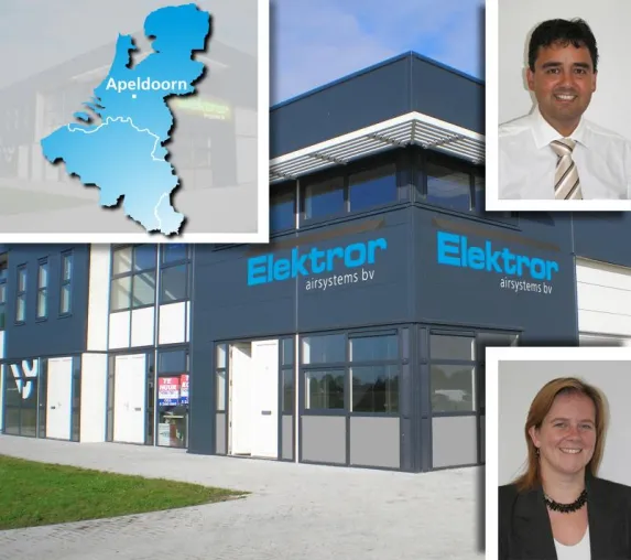 Bild: Elektror stärkt Präsenz in Benelux - Neue Vertriebsgesellschaft: Elektror airsystems bv in den Niederlanden