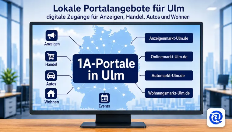 Ulm erhält mit 1A-Portale.de zentrale Einstiege für lokale Angebote und Handel Bild: Ulm erhält mit 1A-Portale.de zentrale Einstiege für lokale Angebote und Handel