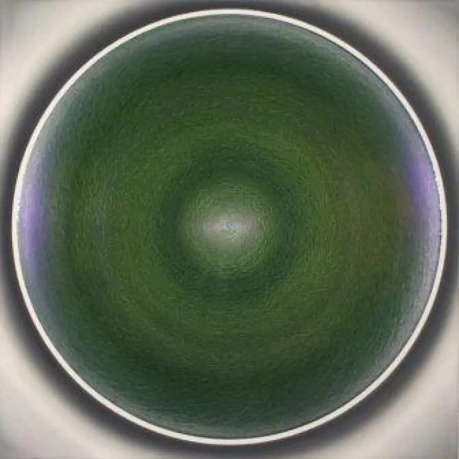 Zentralform golden green purple