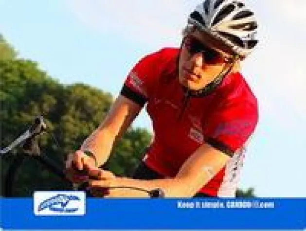 Bild: Steffen Justus & Nils Frommhold beim Dextro Energy Triathlon leider vom Pech verfolgt