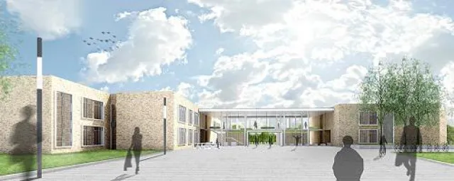Bild: Planmäßige Projektsteuerung durch HITZLER INGENIEURE: Heute Schuleinweihung