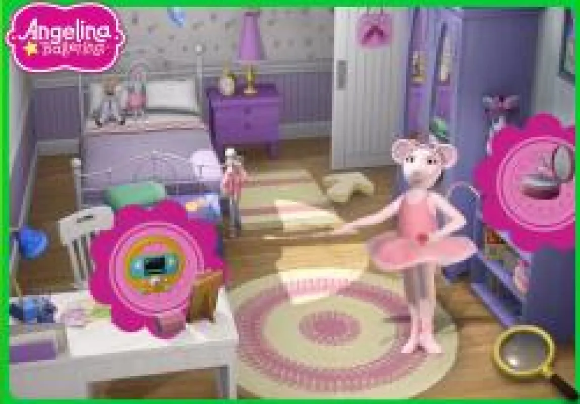 In der Spielewelt von Angelina Ballerina gibt es viel zu entdecken.