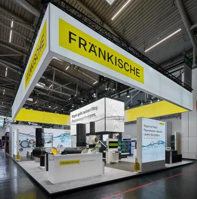 Fränkische auf der IFAT mit ISINGERMERZ: neues Kommunikationskonzept und bewährte Zusammenarbeit Bild: Fränkische auf der IFAT mit ISINGERMERZ: neues Kommunikationskonzept und bewährte Zusammenarbeit
