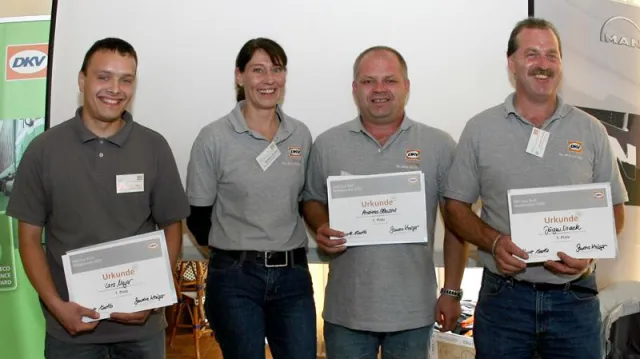 Bild: Lars Meyer strahlt als DKV Eco Profi 2009