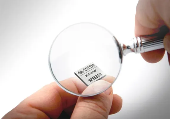 Bild: Das kleinste M2M GSM/GPRS-Modul der Welt