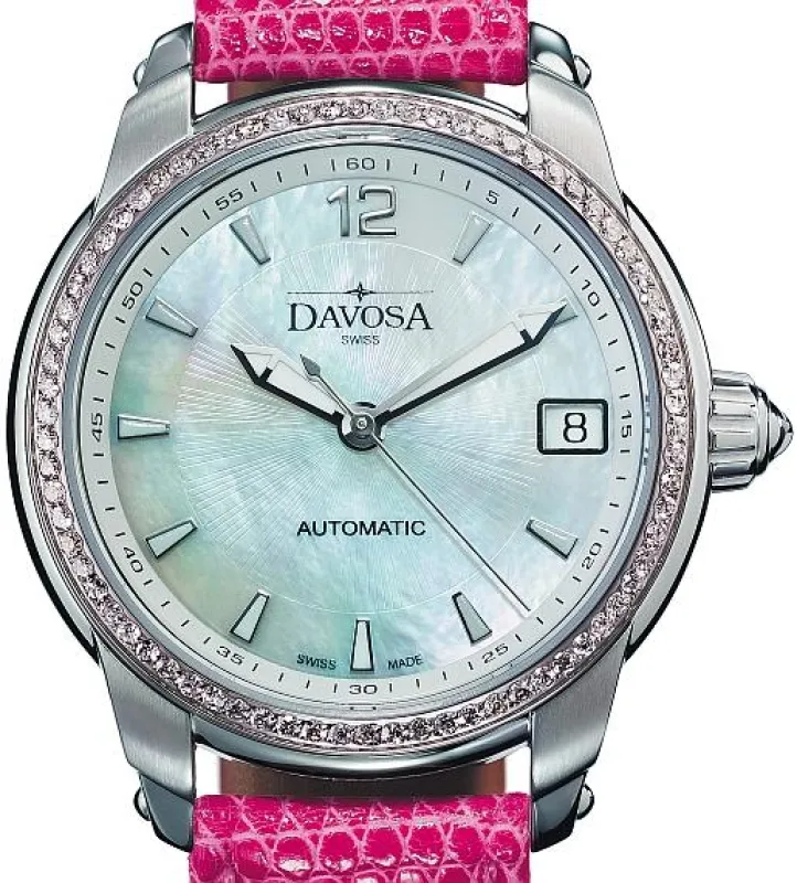 Ladies´Colour Delight mit Perlmutt-Zifferblatt und 74 echten Diamanten