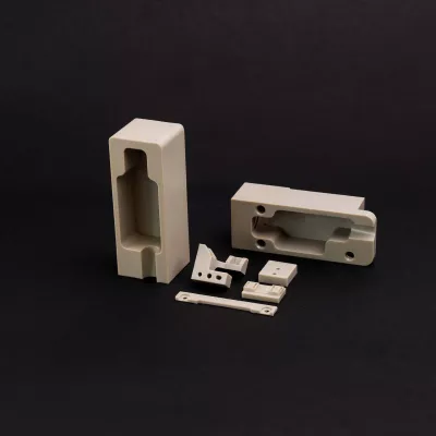 Bild: High-Performance-Kunststoffe von VISIOFORM für Lebensmittel- und Verpackungsmaschinenbau