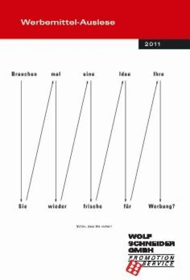 Werbemittel-Auslese 2011
