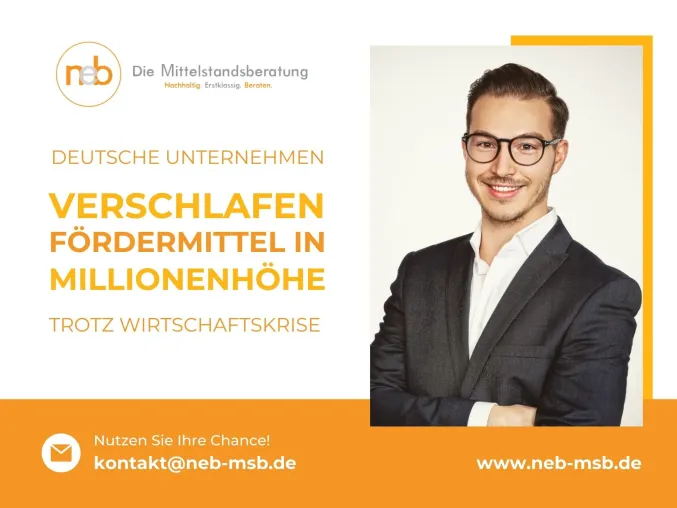 Blind für den Geldsegen: Mittelständler verschmähen Fördermittel trotz Wirtschaftskrise! Bild: Blind für den Geldsegen: Mittelständler verschmähen Fördermittel trotz Wirtschaftskrise!