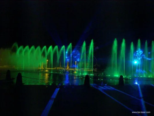 Bild: Lasershow unterstreicht Multimedia-Inszenierungen im Land der Pharaonen