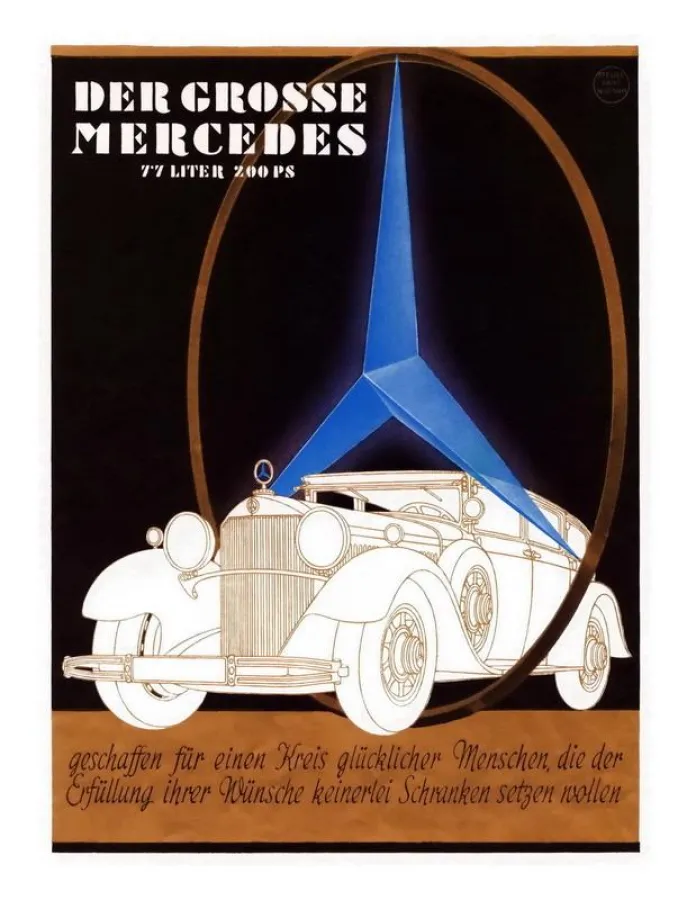 1931 Mercedes-Benz, Künstler: Hans Neumann (1888-1960)