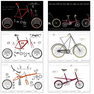 Bild: Verlag radundbuch.de bringt neue Fahrradkalender 2019