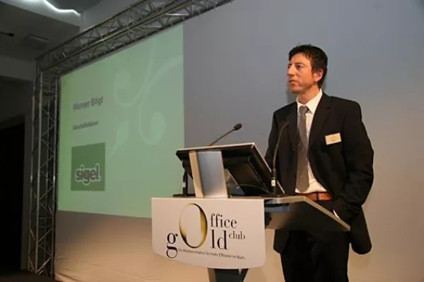 Bild: Sigel Gastgeber der Office Gold Club Show in München