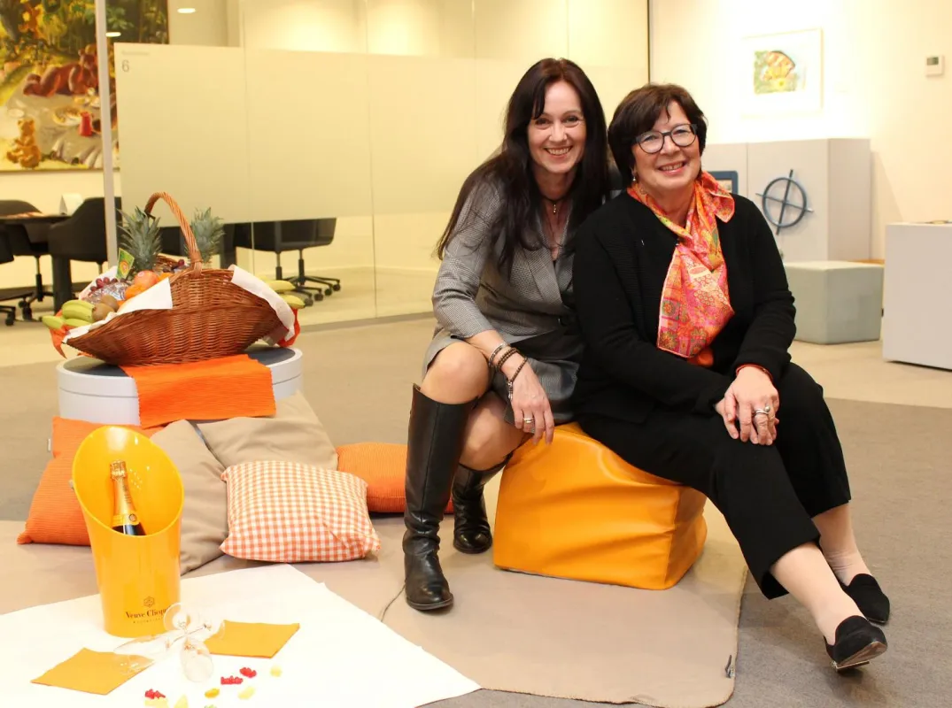 Monika Garske, Deutsche Bank (rechts) und Initiatorin Sabine Michel (Bild: SMIC! Events & Marketing)