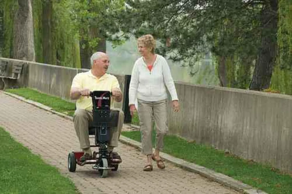Ob zu Hause oder unterwegs, der TravelMate verschafft Mobilität und Lebensqualität